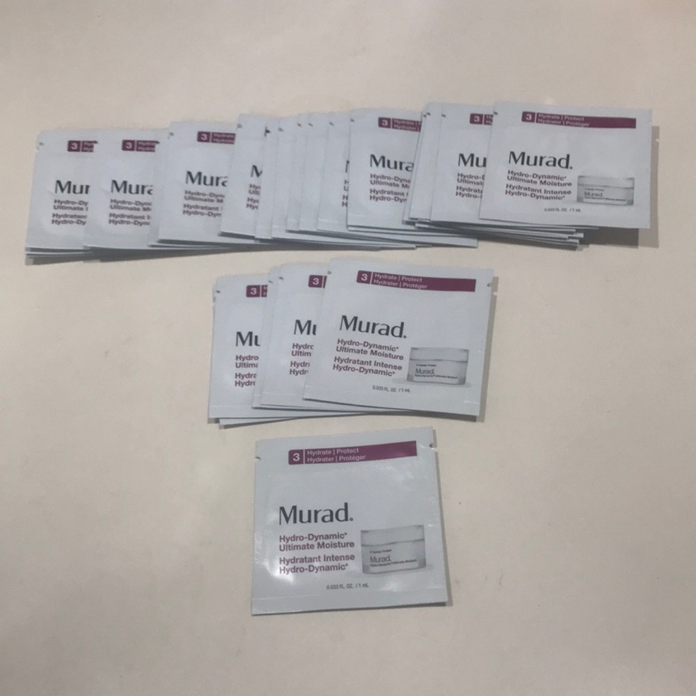 36 packs of Murad Hydro-Dynamic Ultimate Moisture.